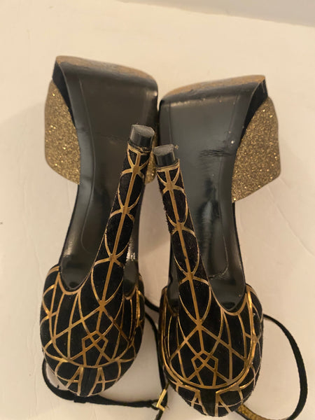 Sam Edelman Ankle Strap Platform Sandals Size: 8