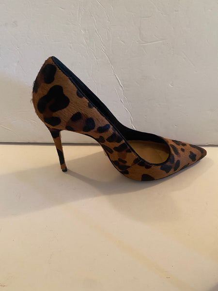 Schutz Brown Animal Print Pumps Sz: 9