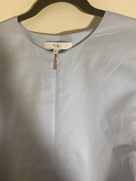 Tibi Shirt Sculpted Sleeve Blouse Size: 8