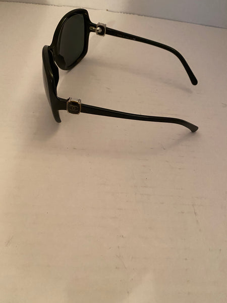 Chanel Black/Clear CC Sunglasses