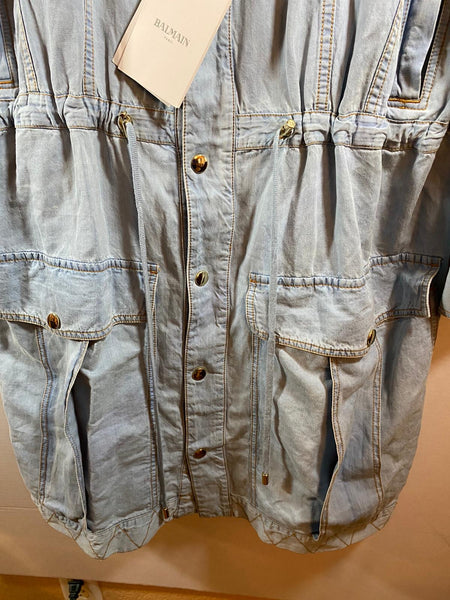 Balmain Denim Jacket Size: L