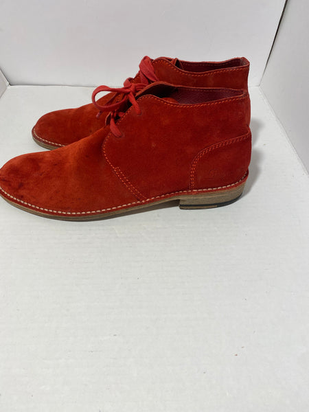 DSquared² Men's Red Ankle Boots Size: 44 US: 11