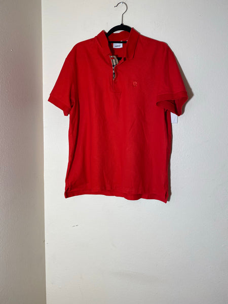 Burberry Red Polo Shirt Men’s