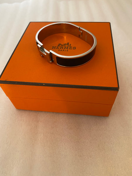 Hermès Clic H Silver Bracelet