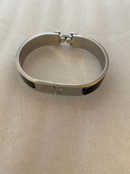 Hermès Clic H Silver Bracelet