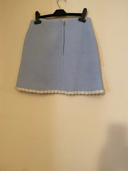 Marc Jacobs Blue Tweed Jacket & Skirt