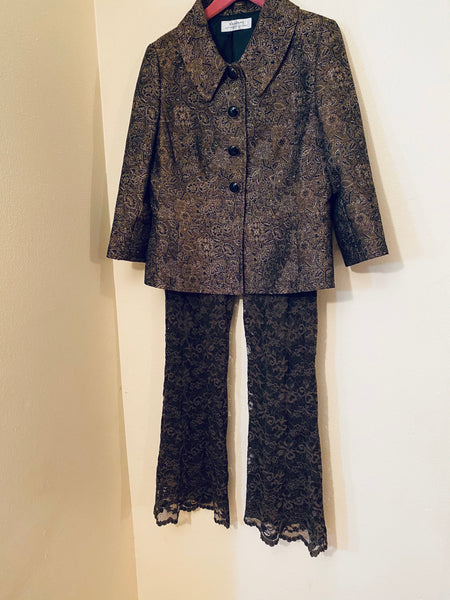 ELIE TAHARI JACKET & CASADEI Lace Pants