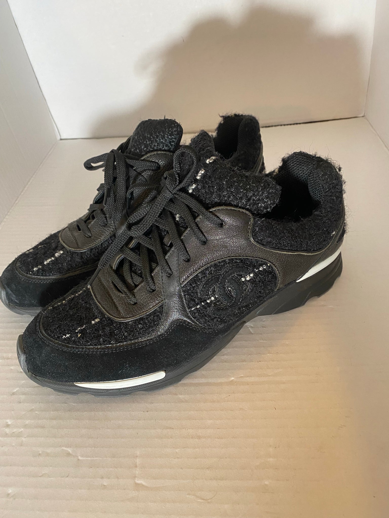 Chanel Low Top Sneakers Size: 42