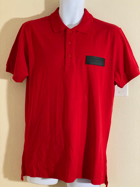 Burberry Men’s Red Polo Shirt Sz L