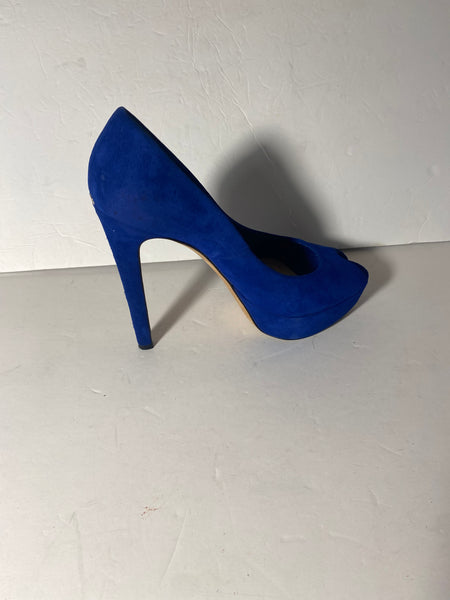 Christian Dior Blue Suede Pumps Sz: 39.5/ 9