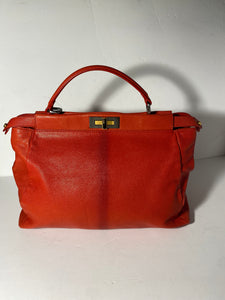 Fendi Peekaboo Bag Soft Leather