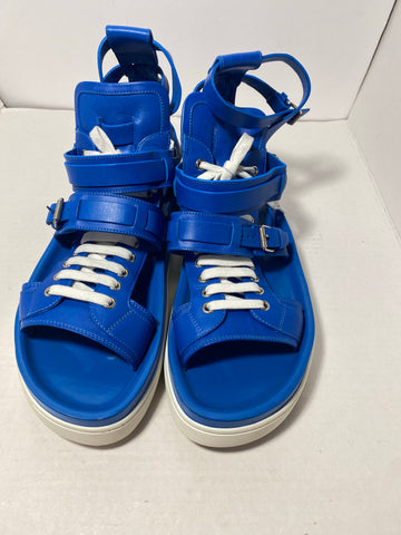 Christian Louboutin Blue Marathon Leather Sandals EU 43.5 US10.5