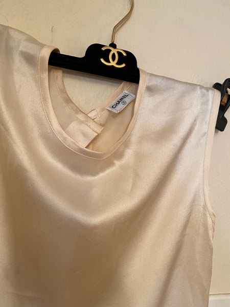 Chanel Silk Top & Armani Silk Skirt