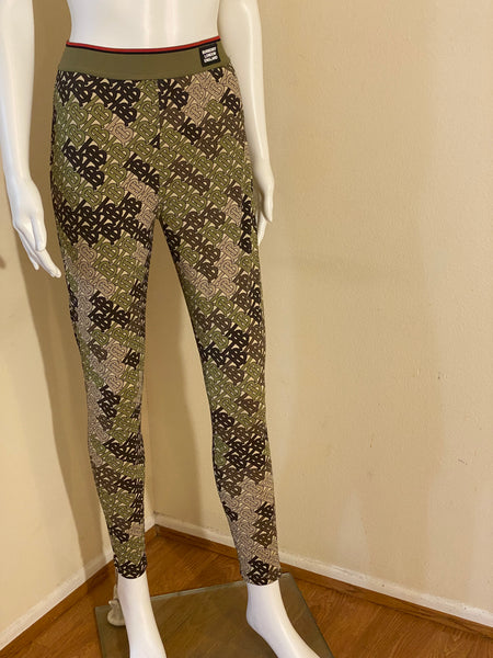 BURBERRY TB-Monogram Leggings Size: M