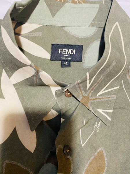 Fendi short sleeve Kaleido print shirt Size: 42