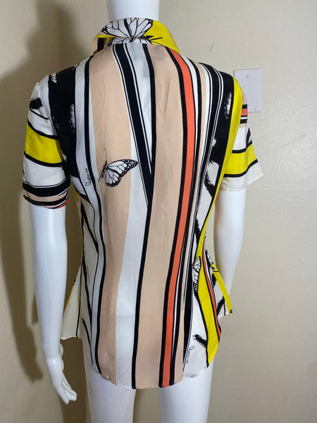 Roberto Cavalli  Silk Blouse Size: 4