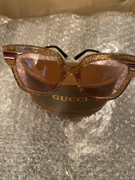 Gucci-Square Frame Acetate Sunglasses