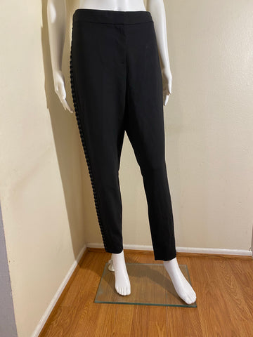 Diane von furstenbug black textured pants Size: 10