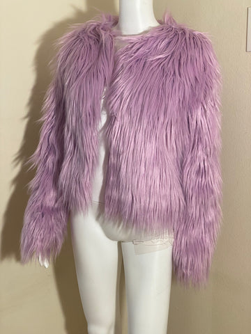 Women's Faux Fur Jacket Sz M