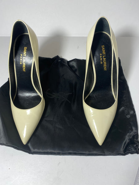 Saint Laurent ANJA PUMPS IN PATENT LEATHER Size: 38