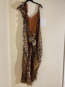 Christian Dior Leopard Print Dress Size: 4