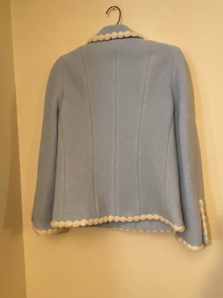 Marc Jacobs Blue Tweed Jacket & Skirt