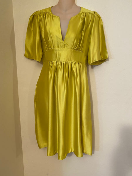 Anthropologie Citric Cynthia Rowley Silk dress Size: 6