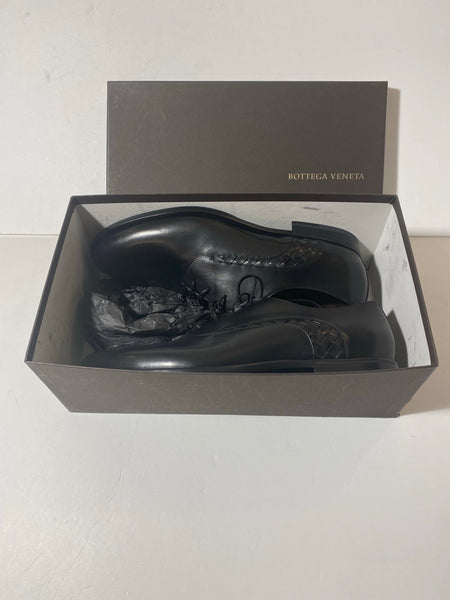 Bottega Venetta Black Leather Shoes Size: 45.5 US 12.5